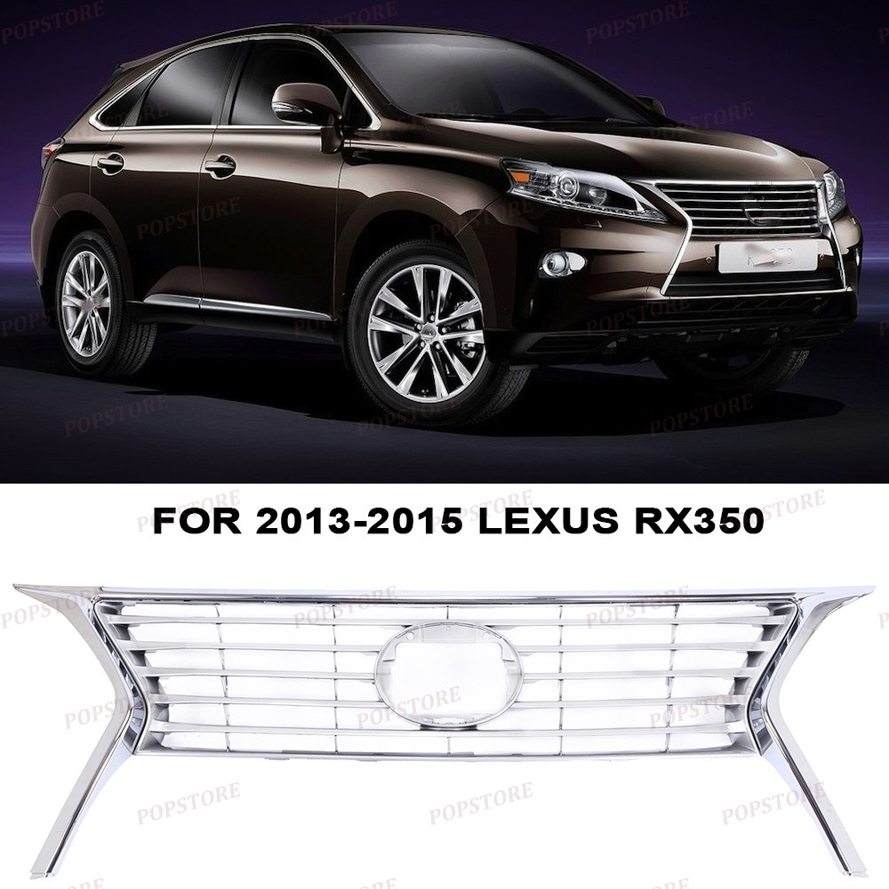 Front Grille For Lexus RX350 2013-2015 Silver Plastic Repalce LX1200144