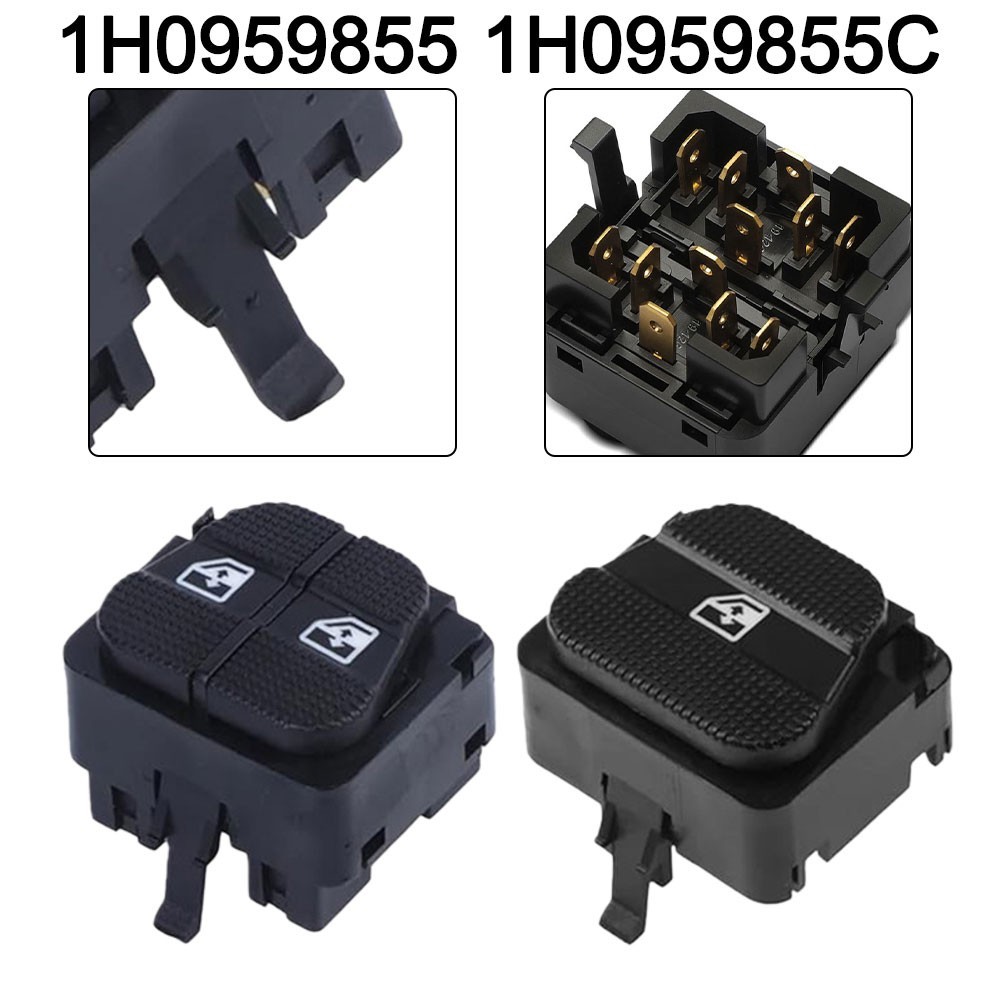 Front Power Window Switch 2pcs for Jetta For Golf 1993 1999 Vehicle Fitment Set
