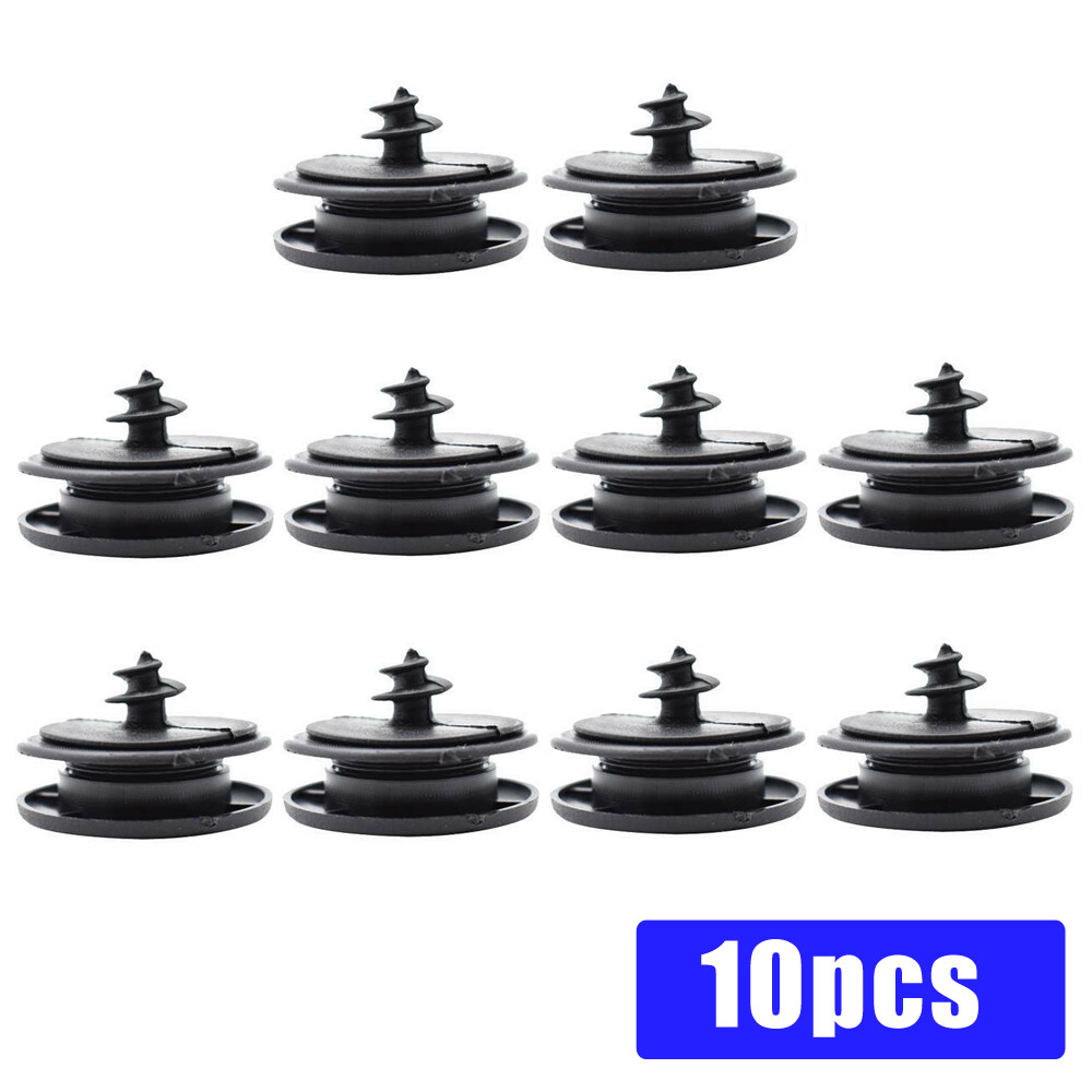10pcs Black Floor Mat Clips Carpet Retainer Fixing Holders Grips Accessories
