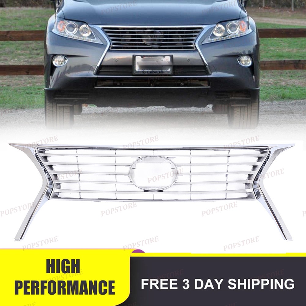 Grille For 2013-2015 Lexus RX350 Silver Plastic 531010E140 LX1200144