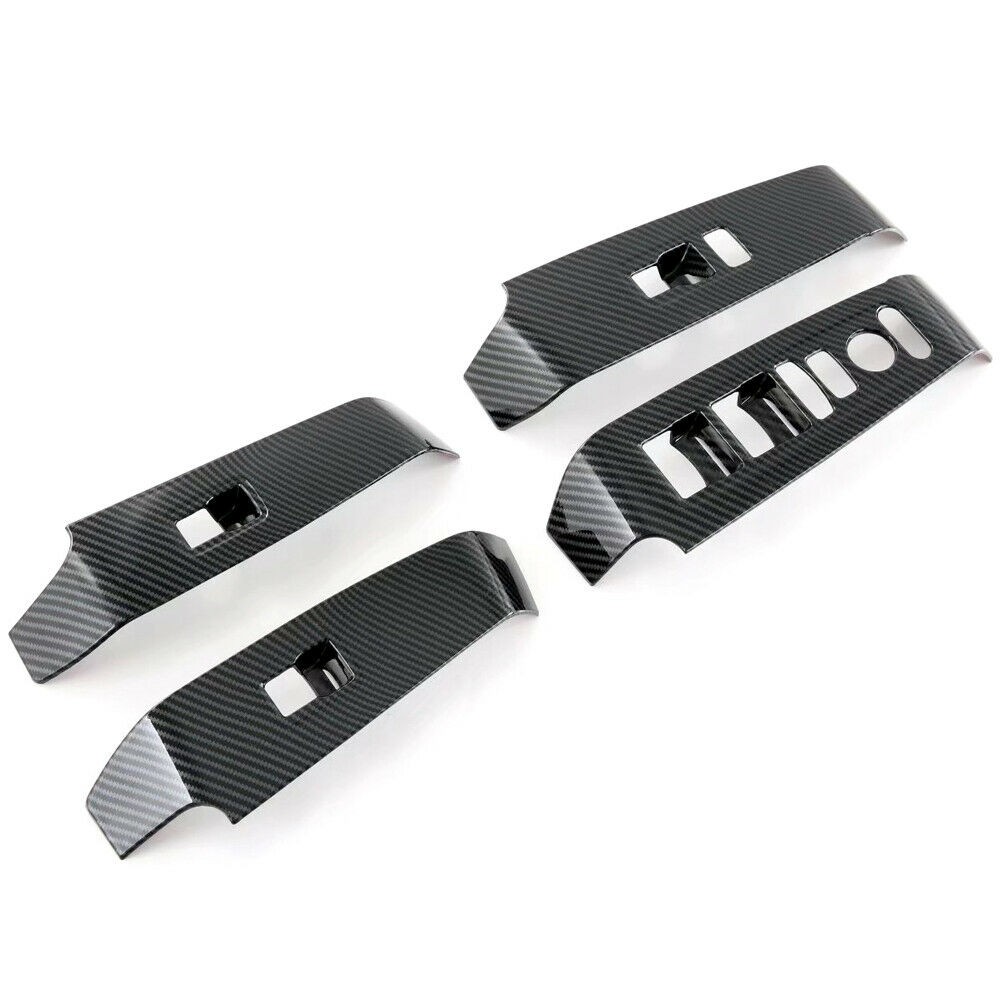 For Car Accessories Honda Civic Carbon fiber Door Window Lift Cover 2022 LHD