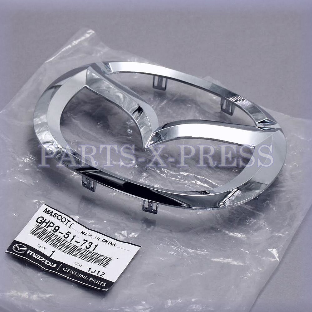 GHP9-51-731 NEW GENUINE OEM MAZDA 6 2014 – 2017 FRONT SILVER GRILLE EMBLEM BADGE