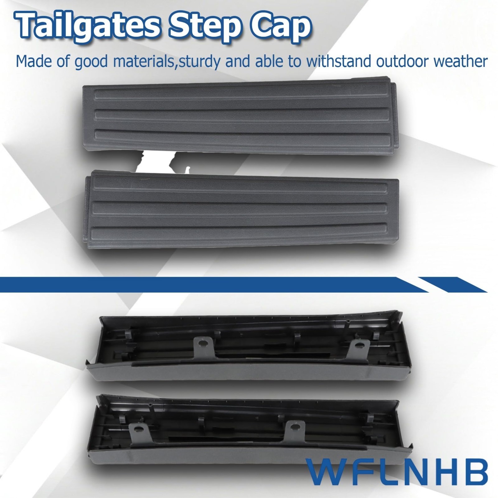 Flexible Step Trim Molding Cap Kit – 3 Pieces for 2009-2014 F150 Replacement