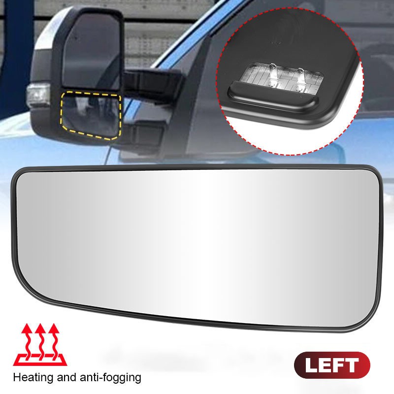 Bottom Lower Mirror Glass Heated Fit For 2015-2022 Ford F150 F250 F350 F450 F550