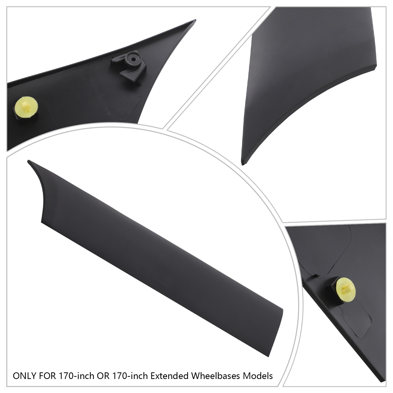 Right Rear Trim Molding Cover for 2019-2024 Mercedes Sprinter W907 170″ Models