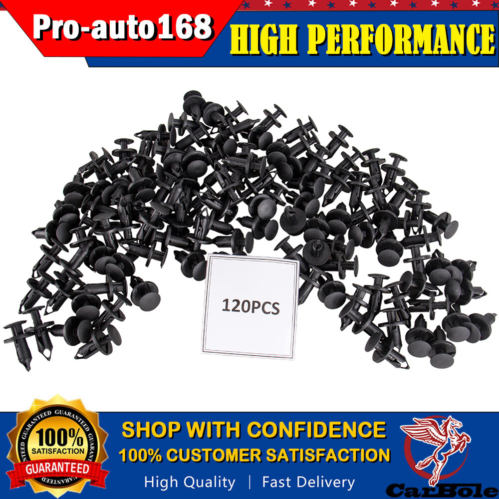 120Pcs Bumper Automotive Furniture Assembly Expansion Screws Kit Auto Body Clips
