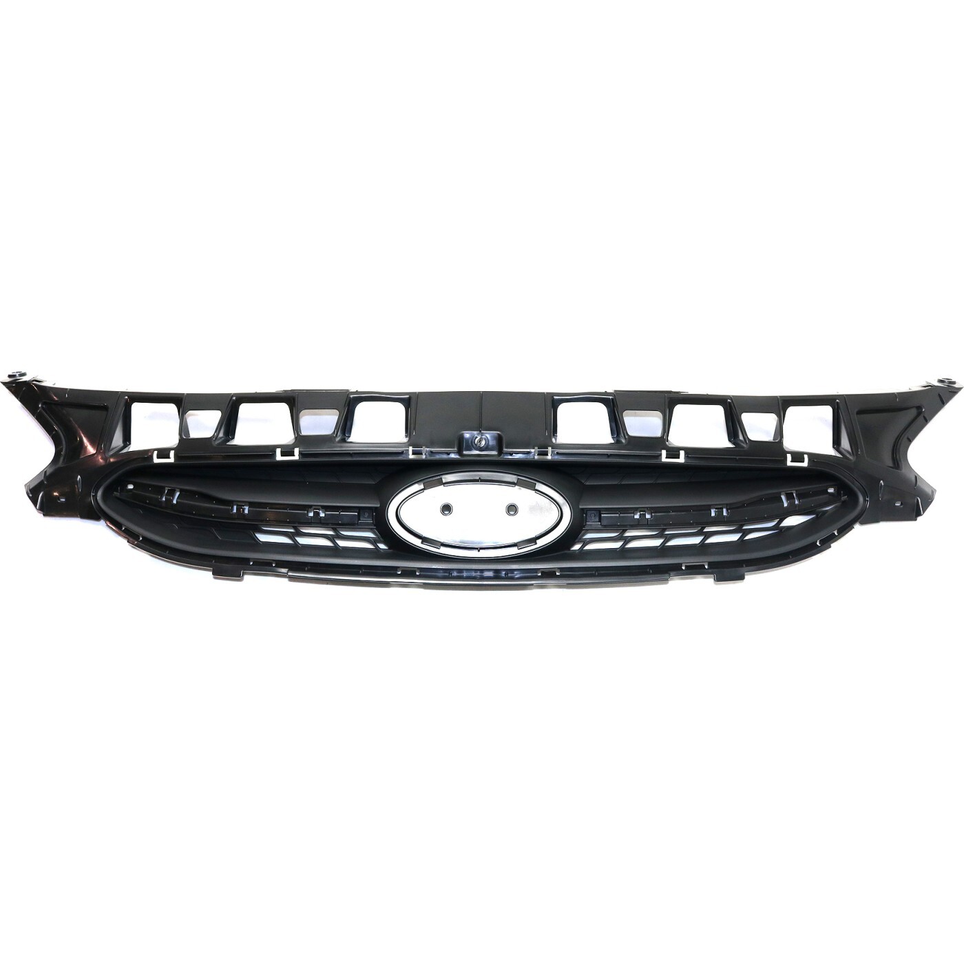 Grille For 2015-2017 Hyundai Accent Textured Black Shell and Insert CAPA