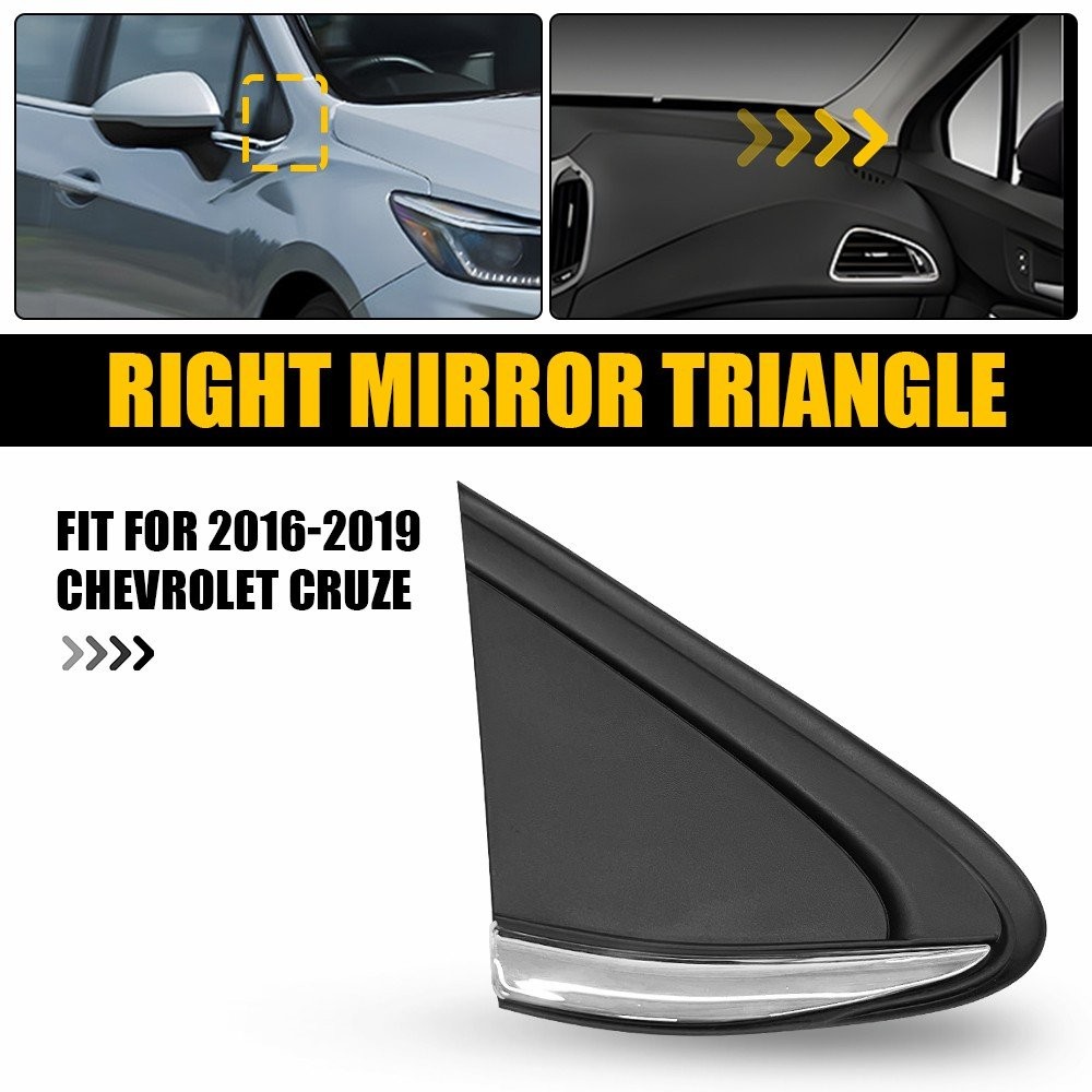 Front Right Fender Pillar Mirror Corner Molding for Chevrolet Cruze 2016-19 EPPE