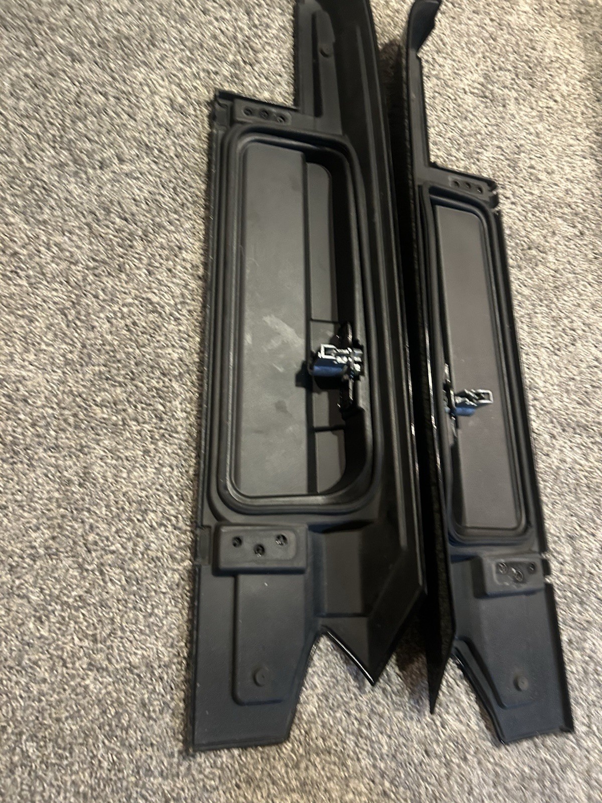 02-13 AVALANCHE Shiny Gloss Left Right Toolbox Bed Lid Cover Door Black Diamond