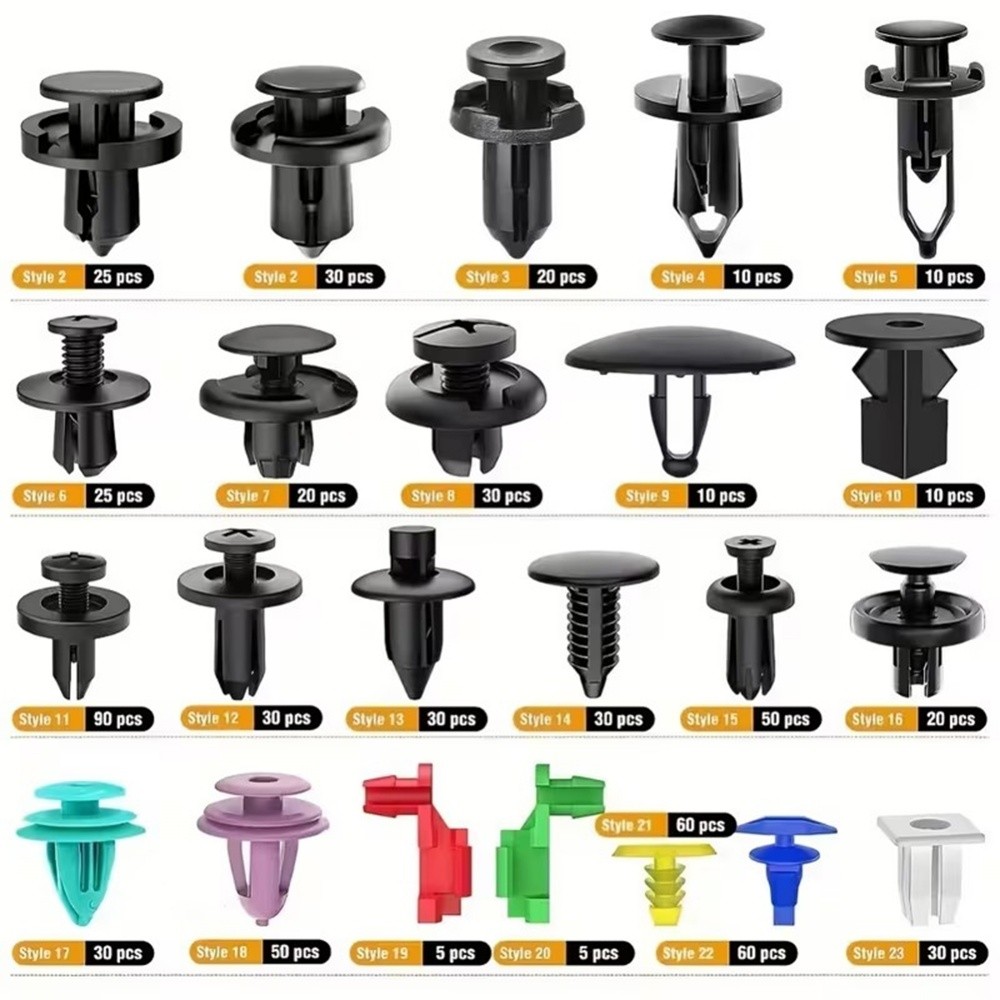 Labwork Holes 680 Pcs Car Push Retainer Clips Auto Fasteners Assortment Kit