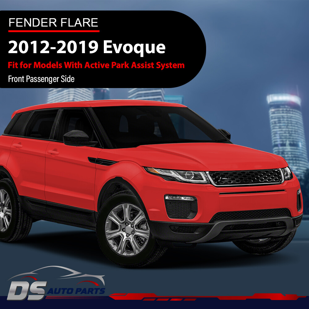 Fender Trim Fit For 14-18 Land Rover Range Rover Evoque W/ Sensor Hole Front RH