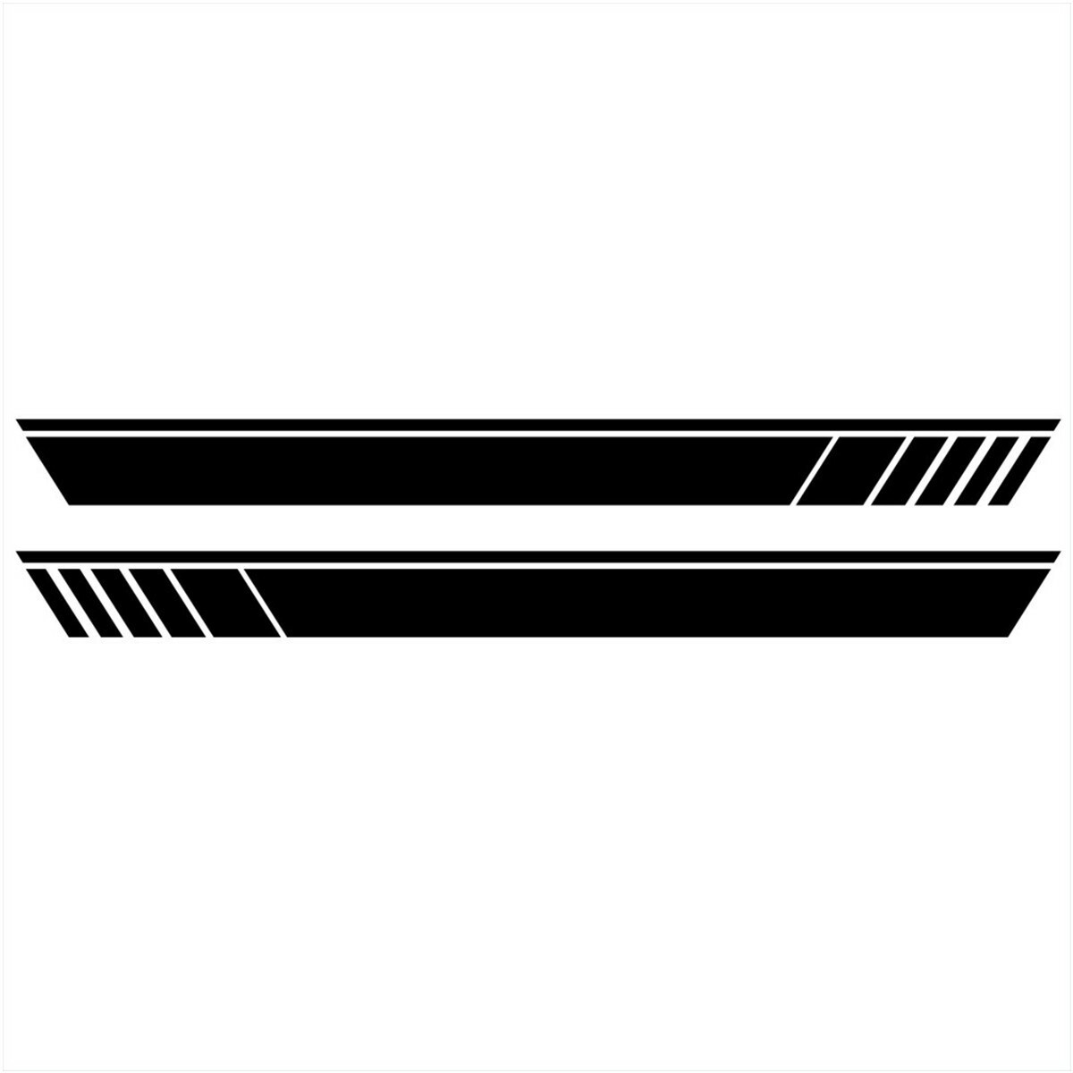 2PCS Car Side Stripes Decals Stickers Vinyl Graphics Decoration For SUV Off-road