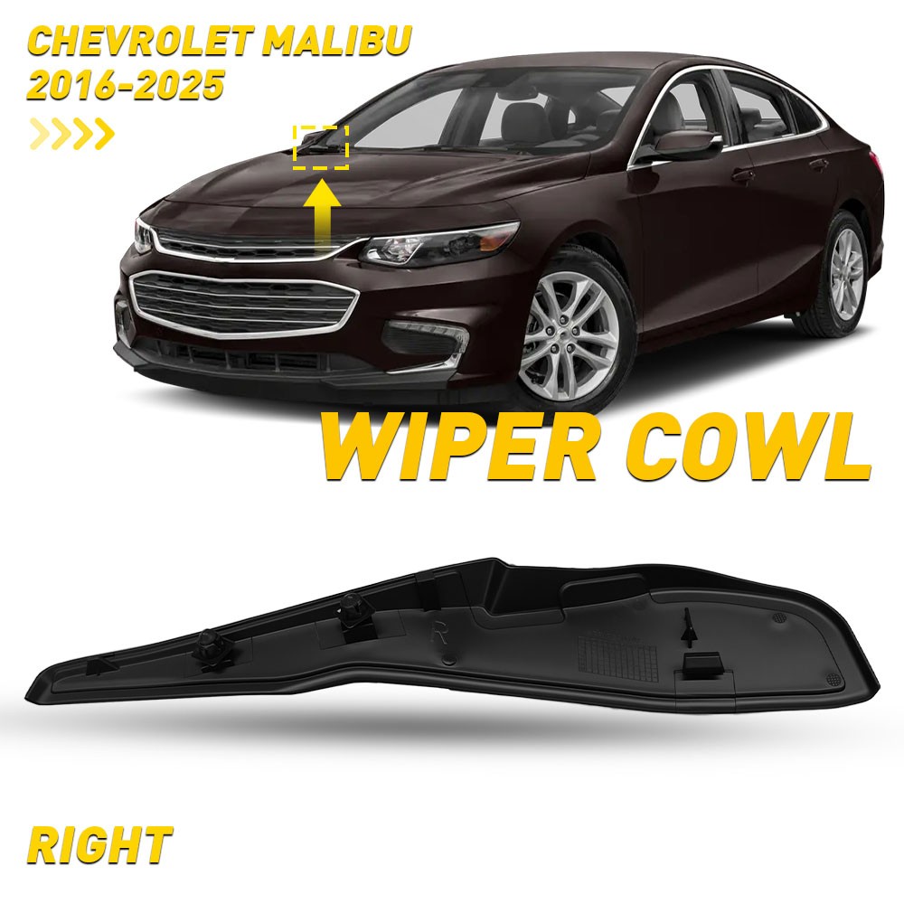 Air Inlet Wiper Cowl Panel Grille Front Right Side For Chevrolet Malibu 2016-25