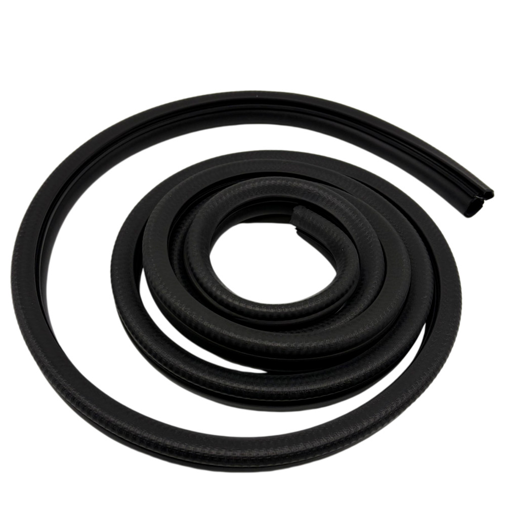 118 in Seal Strip Car Door Boot Bonnet Edge Protector Rubber&Steel Trim Molding
