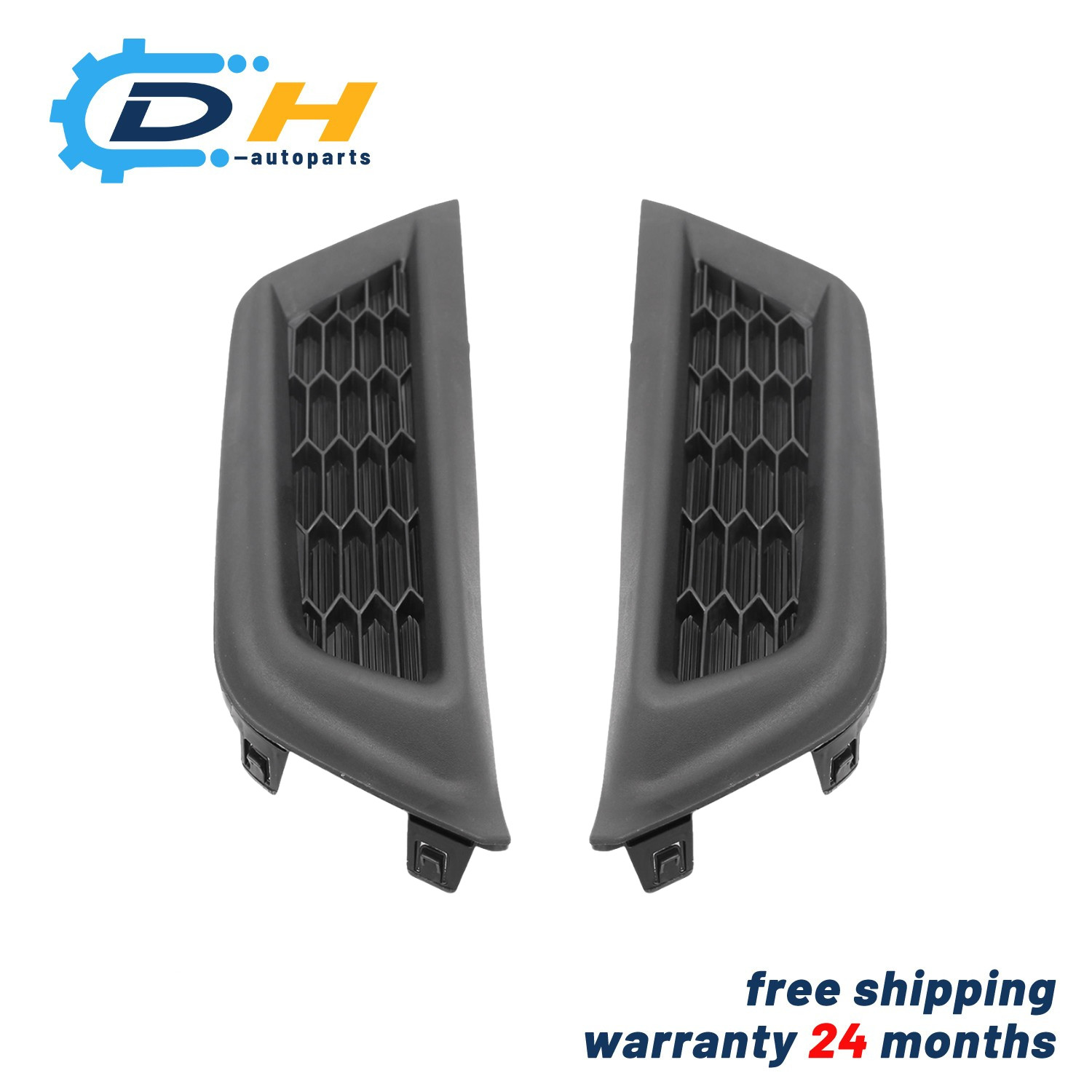 Front Bumper Fog Light Cover Pair Fits For Honda CR-V 2017-2019 Left Right
