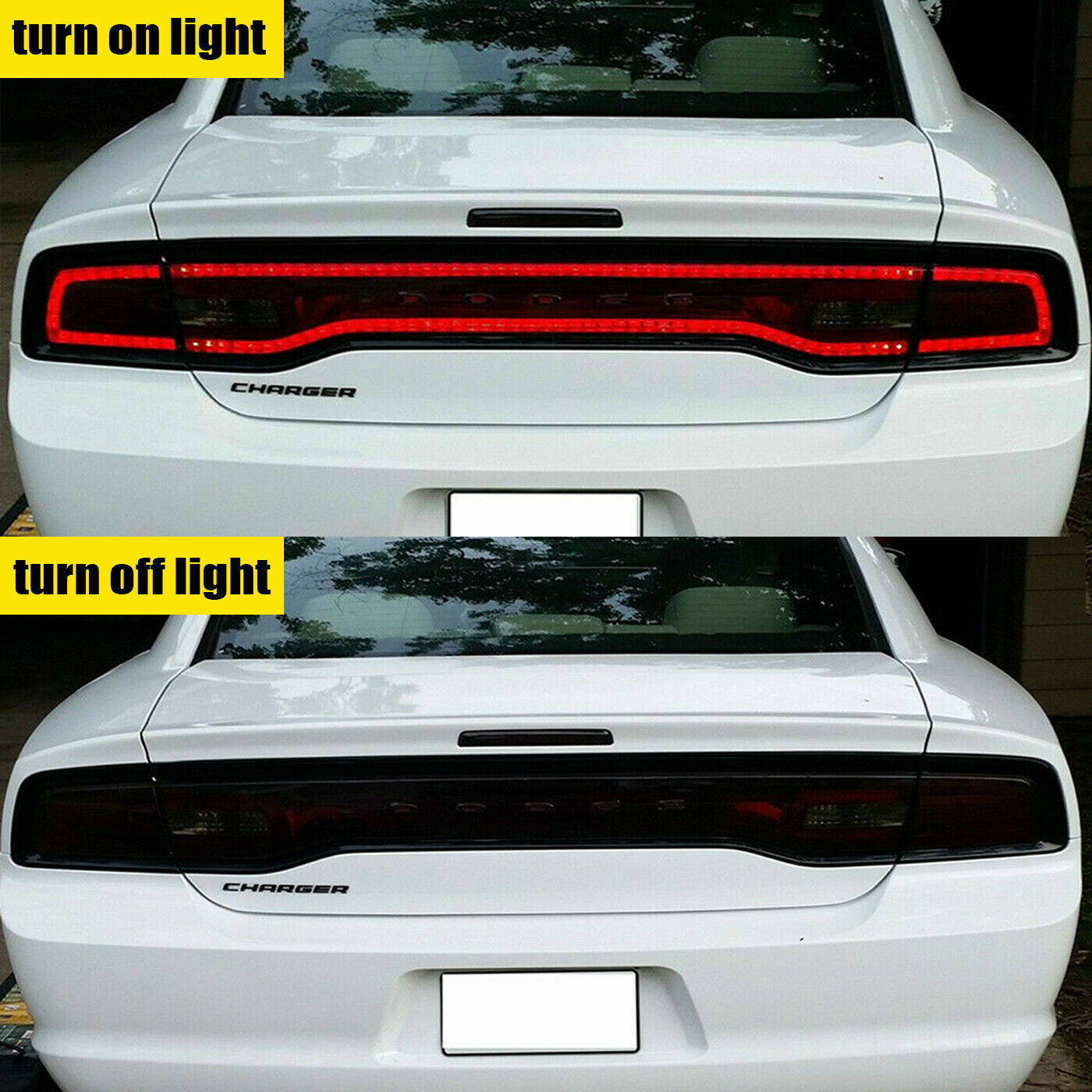 Glossy Black Tint Vinyl Film Wrap Sheet for Headlight Backup Light Tail Light