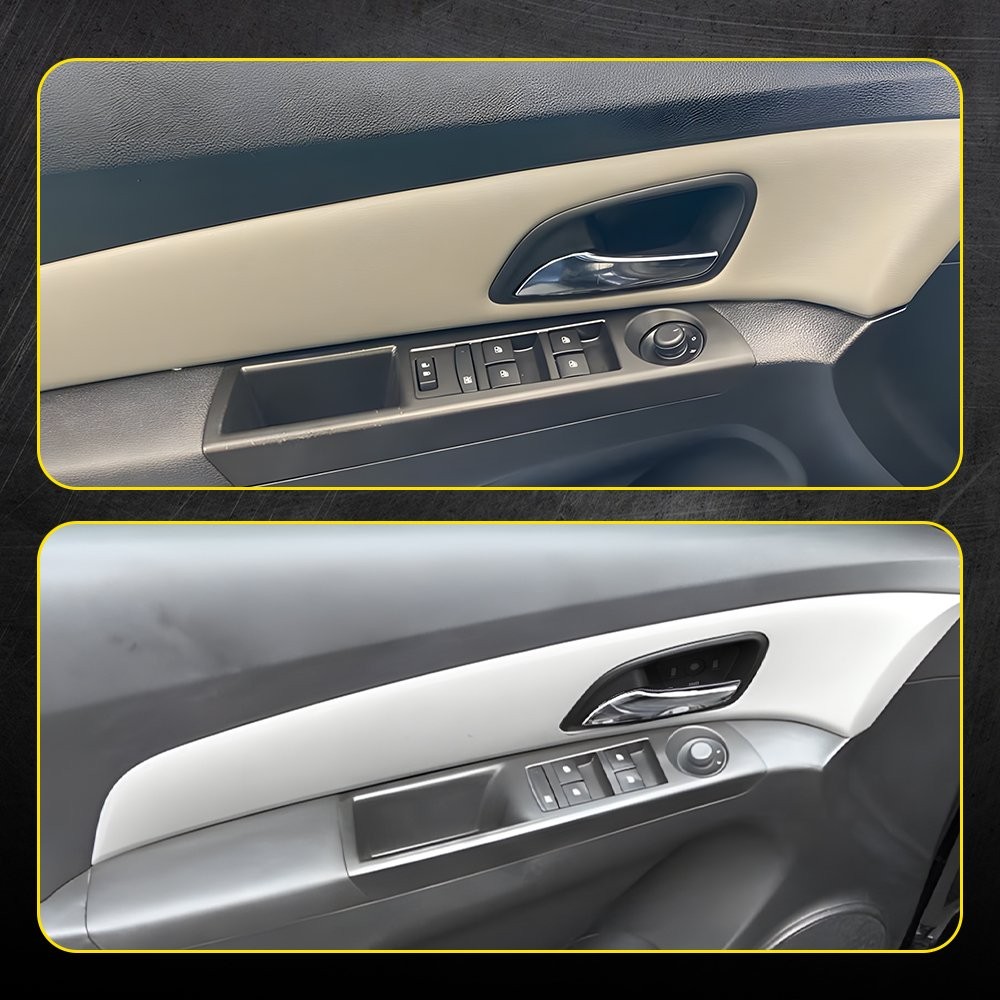 1-10X Interior Door Handle Chrome Black Fit 2011-15 Chevrolet Cruze Front/Rear K