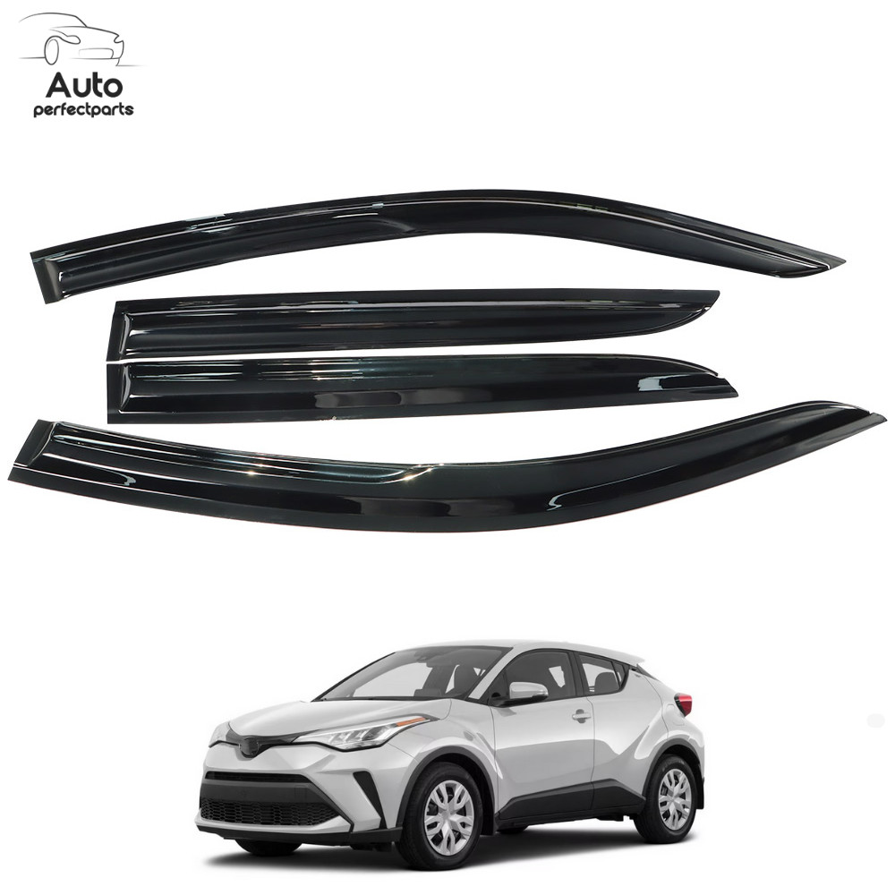Vent Sun Shade Rain Guards Window Visors For Toyota C-HR 2017 2018 2019 2020