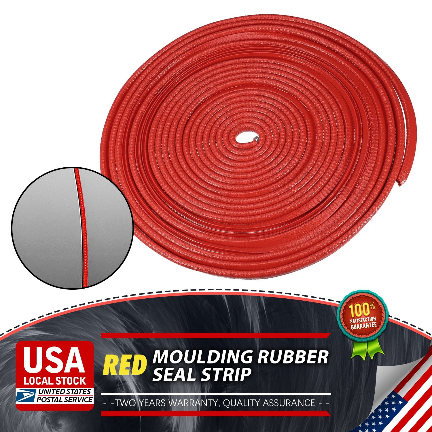 6m 20ft Universal Car Door Edge Guard Scratch Rubber Sealing Molding Trim Strip