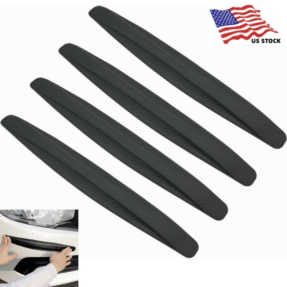 4PCS Universal Car Side Door Edge Bumper Guard Protector Anti-Collision Strips