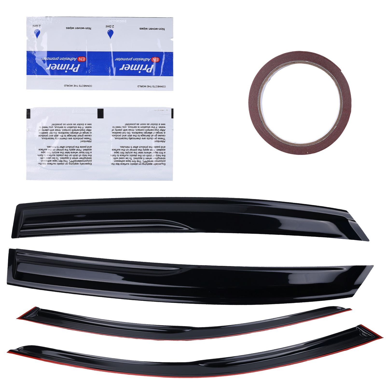 For 2023-2025 Acura Integra JDM Mugen Style Window Visors Rain Guards Deflector