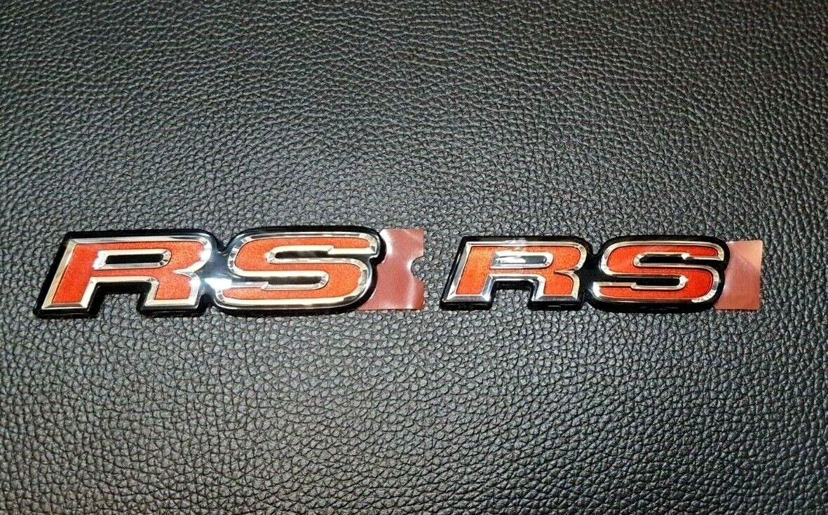 1Pair Genuine Parts RS HONDA LOGO EMBLEM BADGE FOR HONDA CIVIC FC FK JAZZ 15-20
