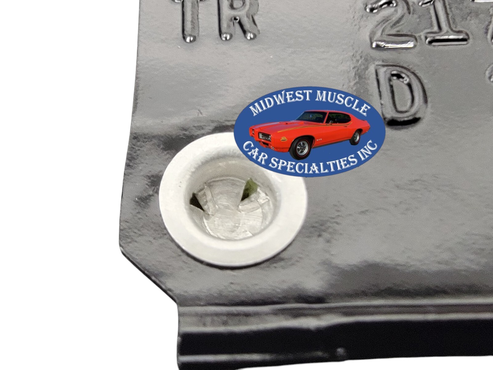 GM Chevy Pontiac Oldsmobile Factory Correct Firewall Cowl Data Plate Tag Rivets
