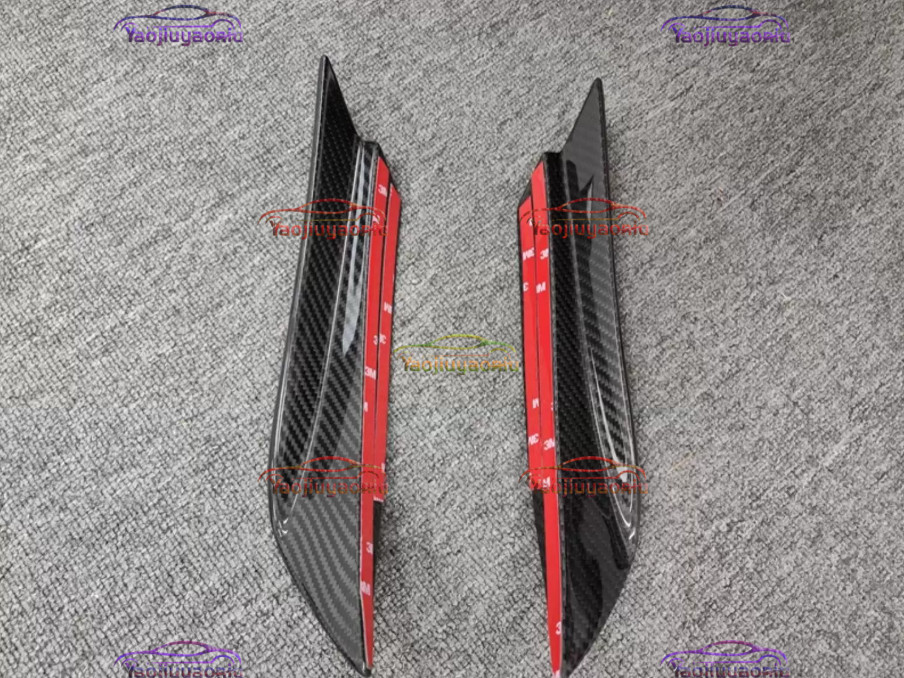 For Maserati MC20 2020-2024 Dry Carbon Fiber Front Bumper Side Splitter Canard