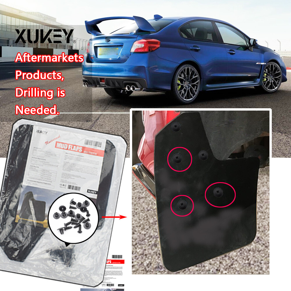 4Pcs Wide Rally Mud Flaps Splash Guards Mudguards For Chevrolet Silverado 1500