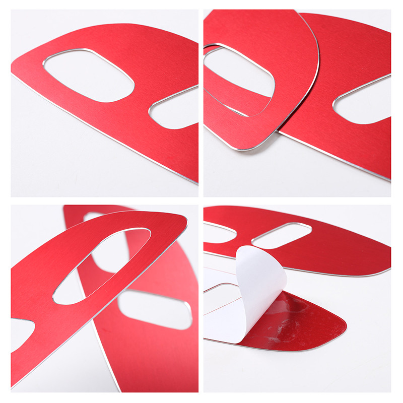 Aluminium Alloy Seat Adjustment Panel Cover Trim For Chevrolet Camaro 2017+ Red