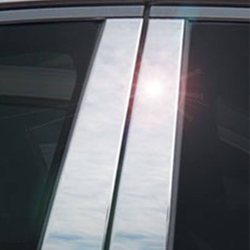 8pcs Silvery Pillar Posts Door Trim Cover Fit For Chevrolet Trax 2015-2022 2021