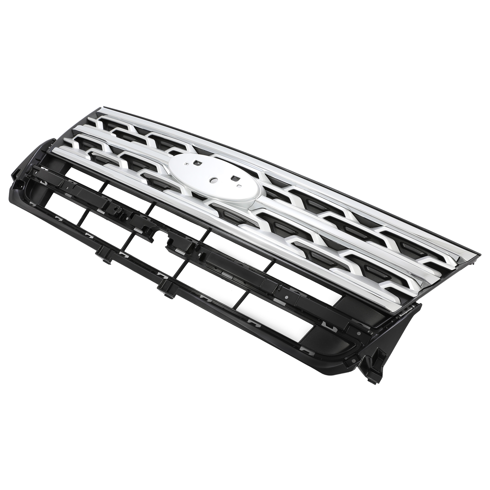 Chrome Front Bumper Upper Grille ABS Grill For Ford Explorer XLT 2018 2019