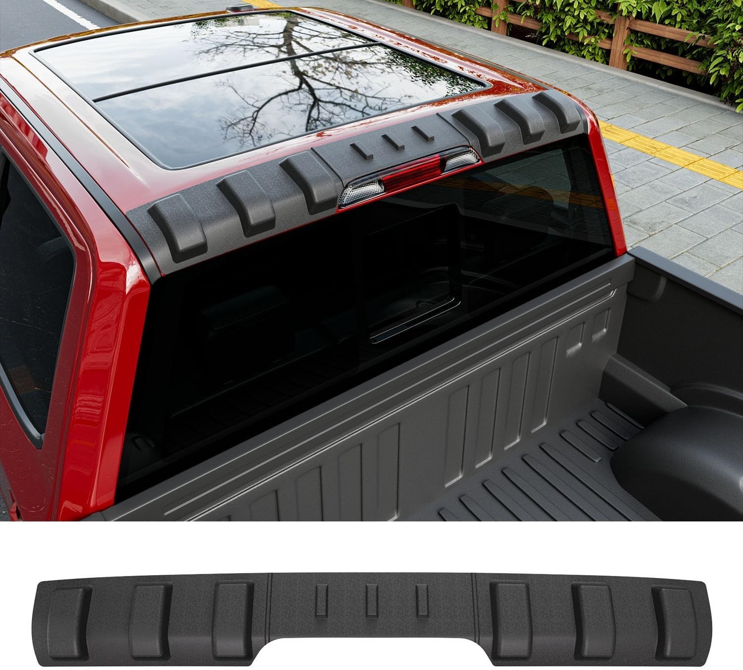 For 2015-2020 Ford F150 Rear Roof Protector Truck Cab Roof Protector Spoiler