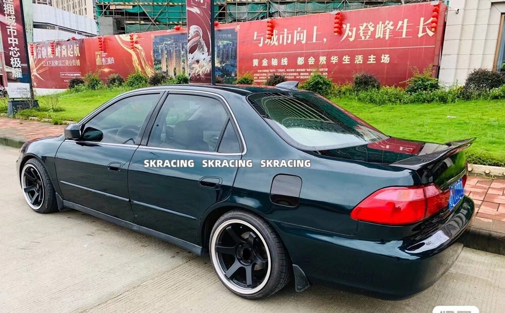 For 1998-2002 Honda Accord 4 Door Sedan Unpainted Rear Trunk Lip Spoiler Wing