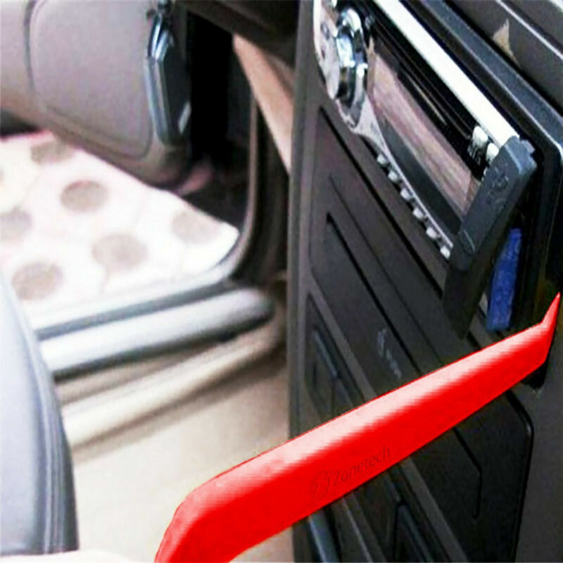 5pcs Red High-Strength Nylon Car Door Panel Dash Trim Removal Pry Open Tool Kit