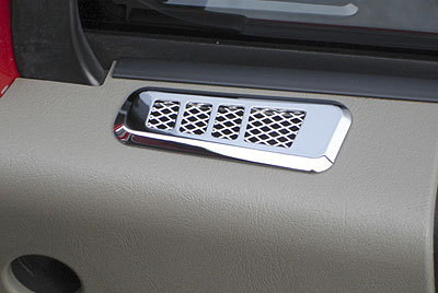 H2 Hummer Smooth Chrome Billet Interior Door Vent Bezel Set