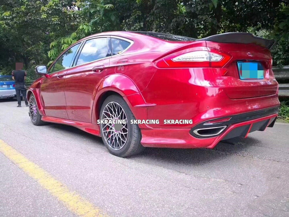 Primer Fender Flare Bodykits Wheel Arch Cover Trim 10X For Ford Fusion 2014-2018