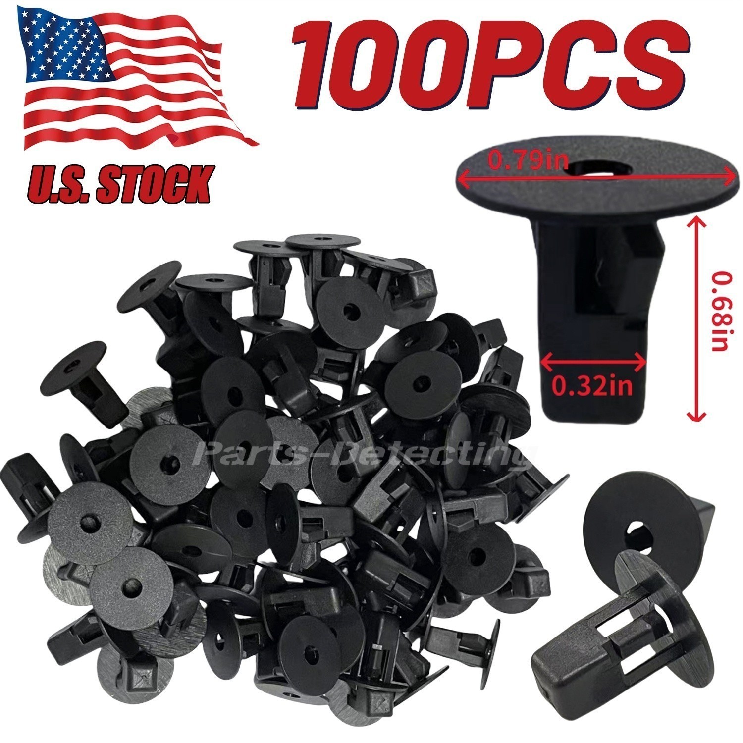 100Pcs~Beautiful Fender Liner Screw Grommet Clips For Toyota Lexus ✅90189-06013✅