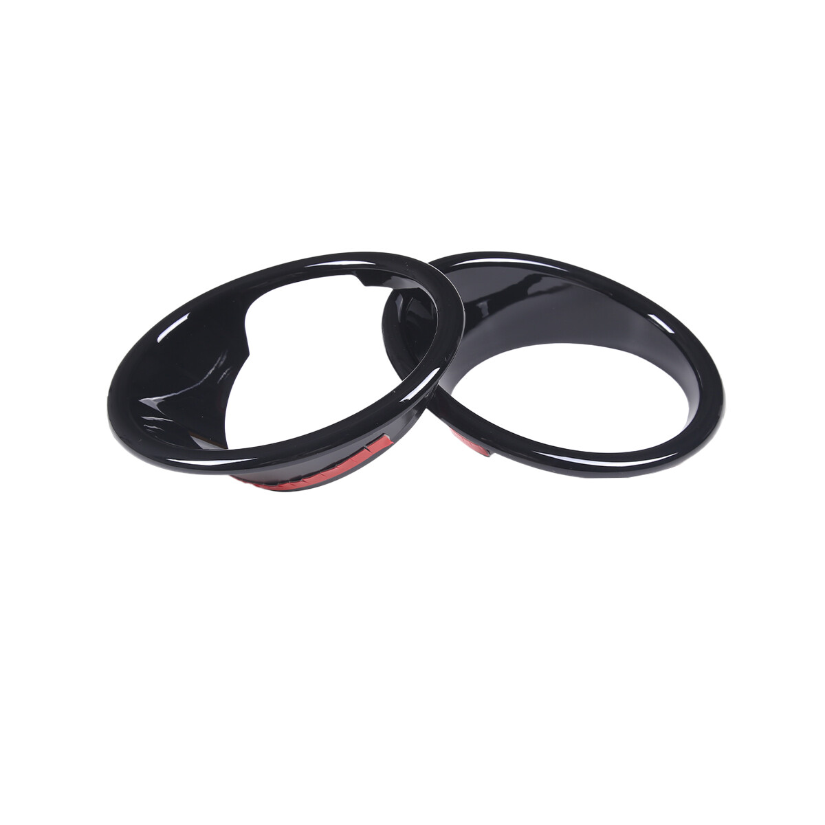 Gloss Black Front Fog Light Lamp Ring Cover Trim Cover For BMW X5 F15 2014-2018