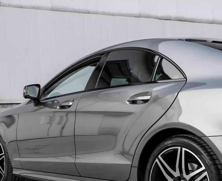 For 2012-17 Benz CLS Class W218 Car Window Glass Strip Cover Trim Black titanium