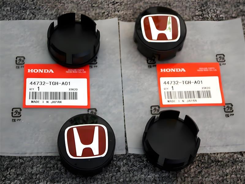 HONDA FIT 2009-13 JDM Red H Wheel Center Caps Hubs Cover Cap 58mm 4Pcs