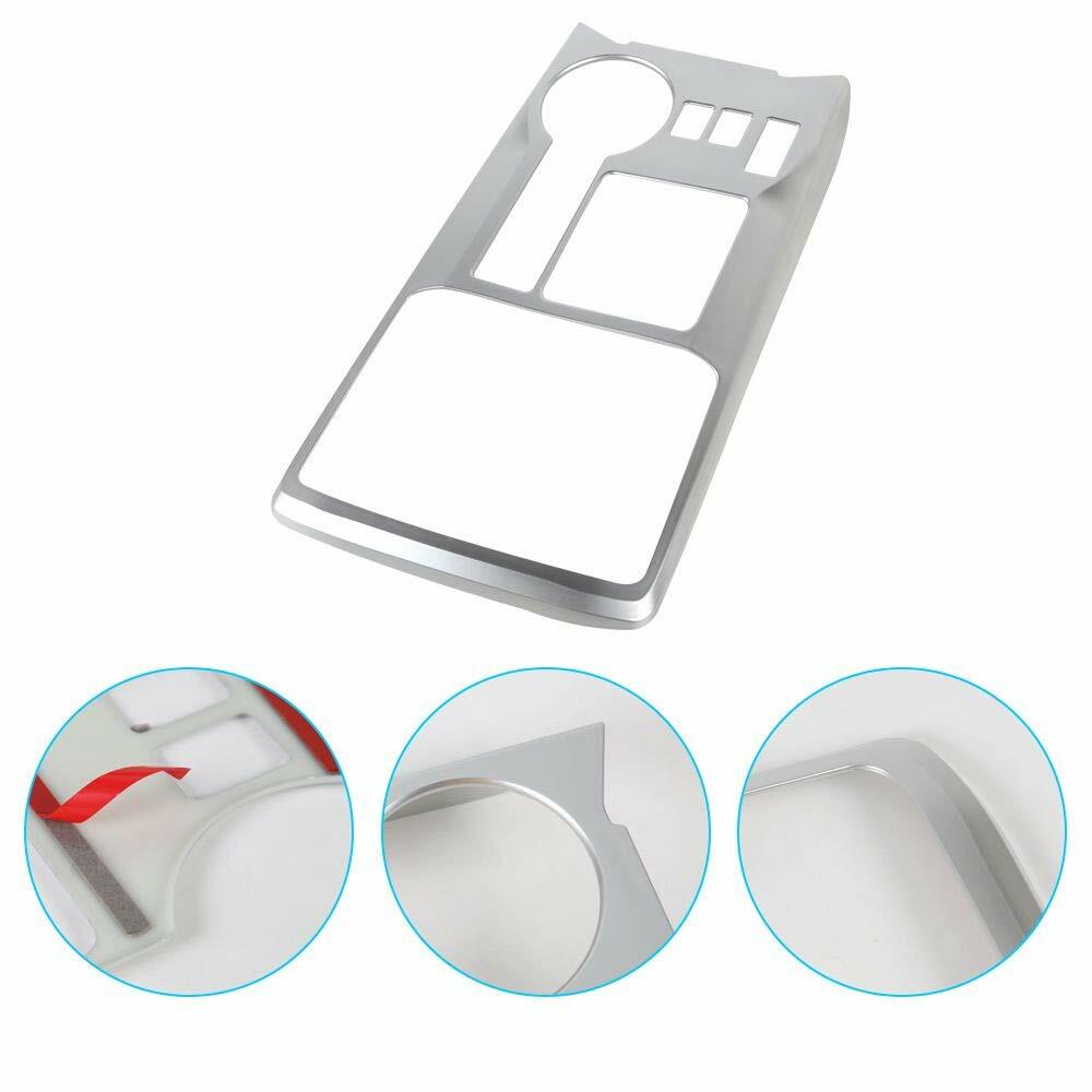 1pcs Central Gear Shift Panel Decor Trim Frame Cover for 4Runner 2010+ Silver