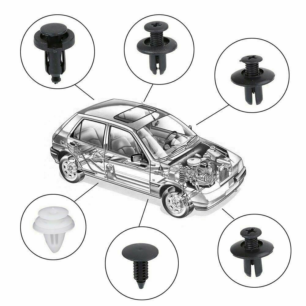 For Dodge Bumper Fender Liner Push Type Retainer Clips Fastener bumper clips