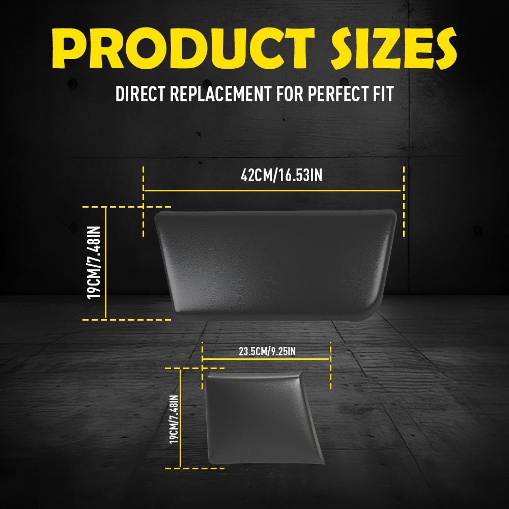 2X Front Right Side Lower Door Trim Moilding Fit 2014-18 Ram ProMaster 3500 Gray