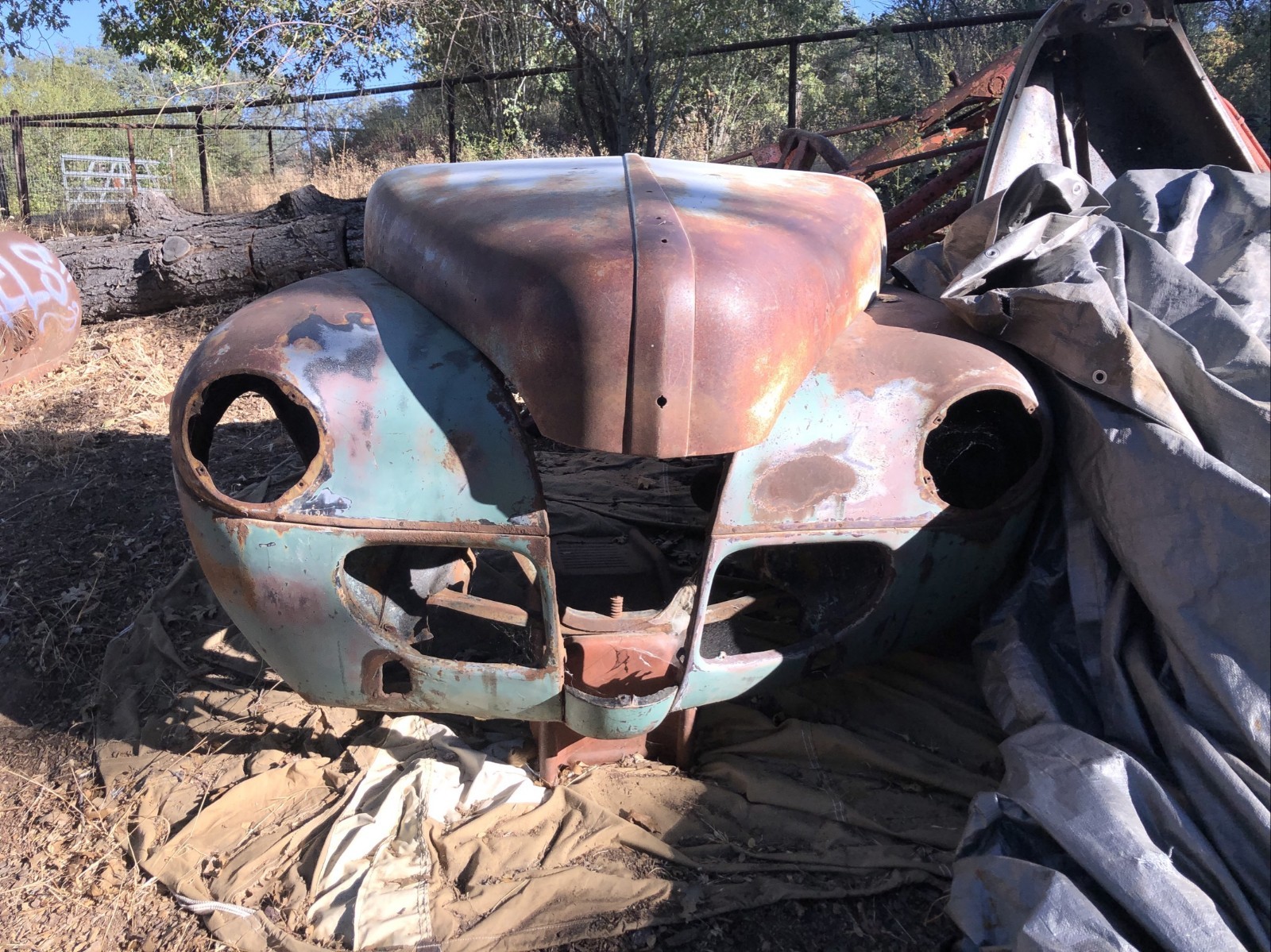 1941 Ford Complete Front Clip In Solid Original State Willing To Partout Lmk.