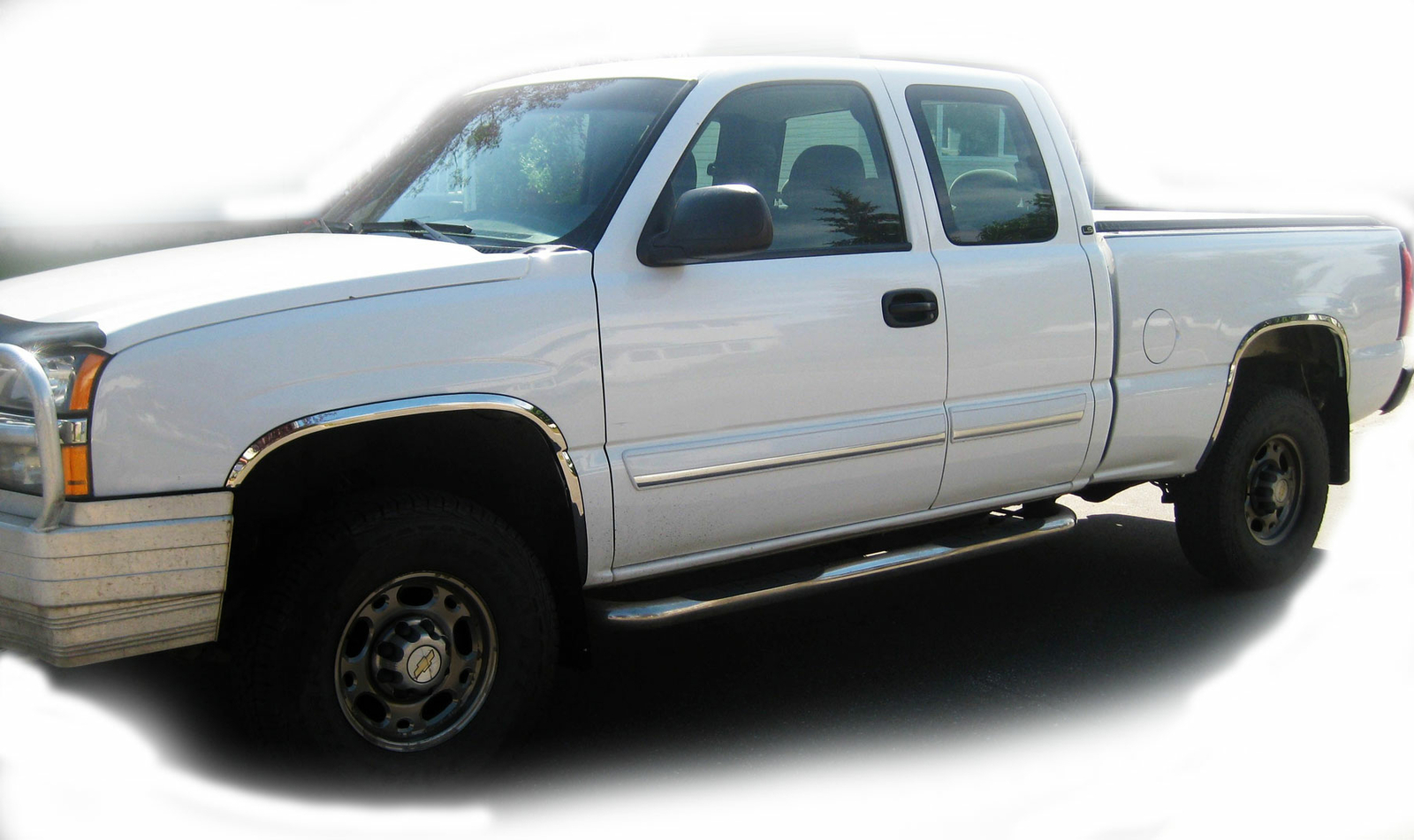 Fits 99-06 Silverado Sierra 4p Set Chrome Polished Stainless Fender Trim
