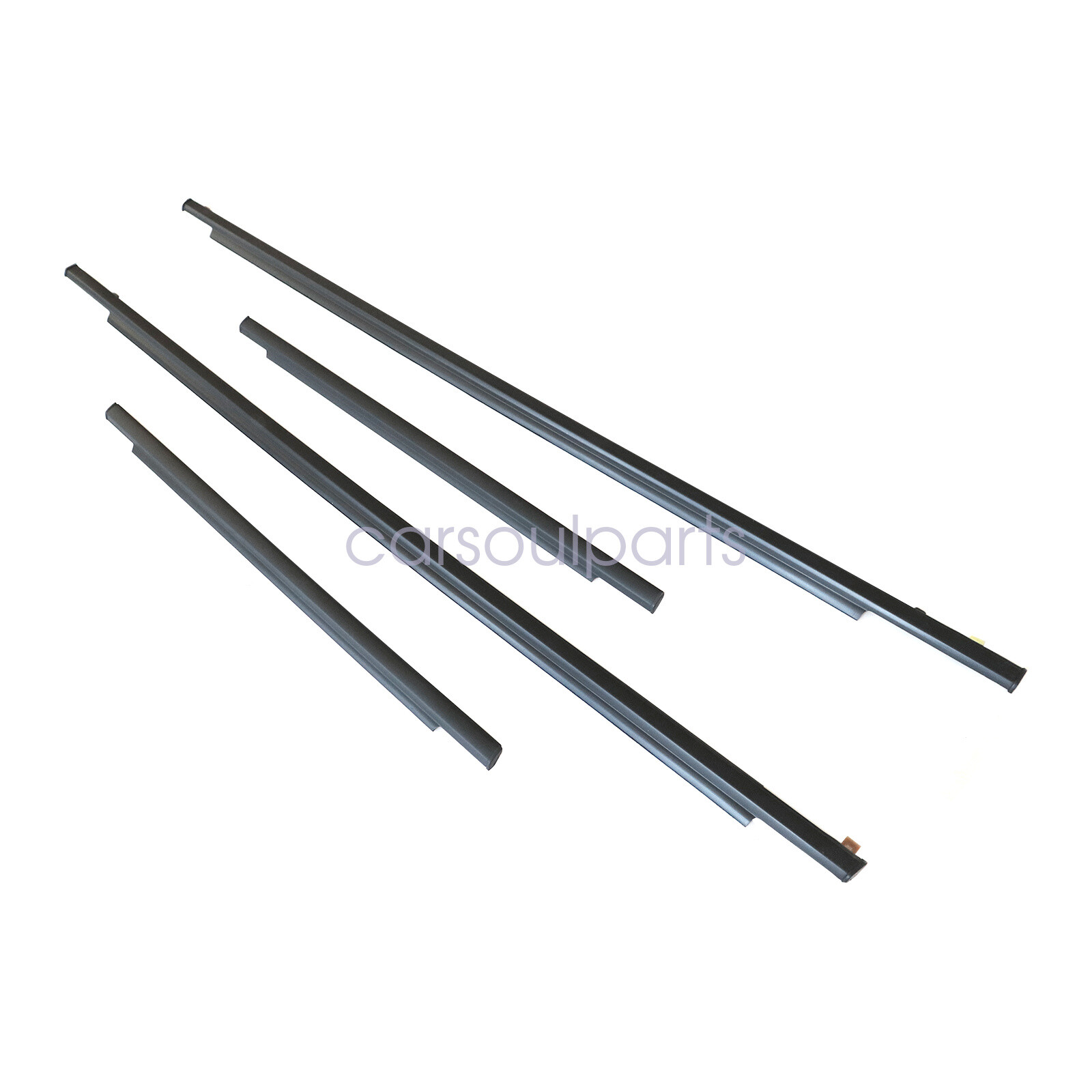 4Pcs for Toyota FJ Cruiser 2007-14 FRONT & REAR Door Belt Molding Weatherstrip