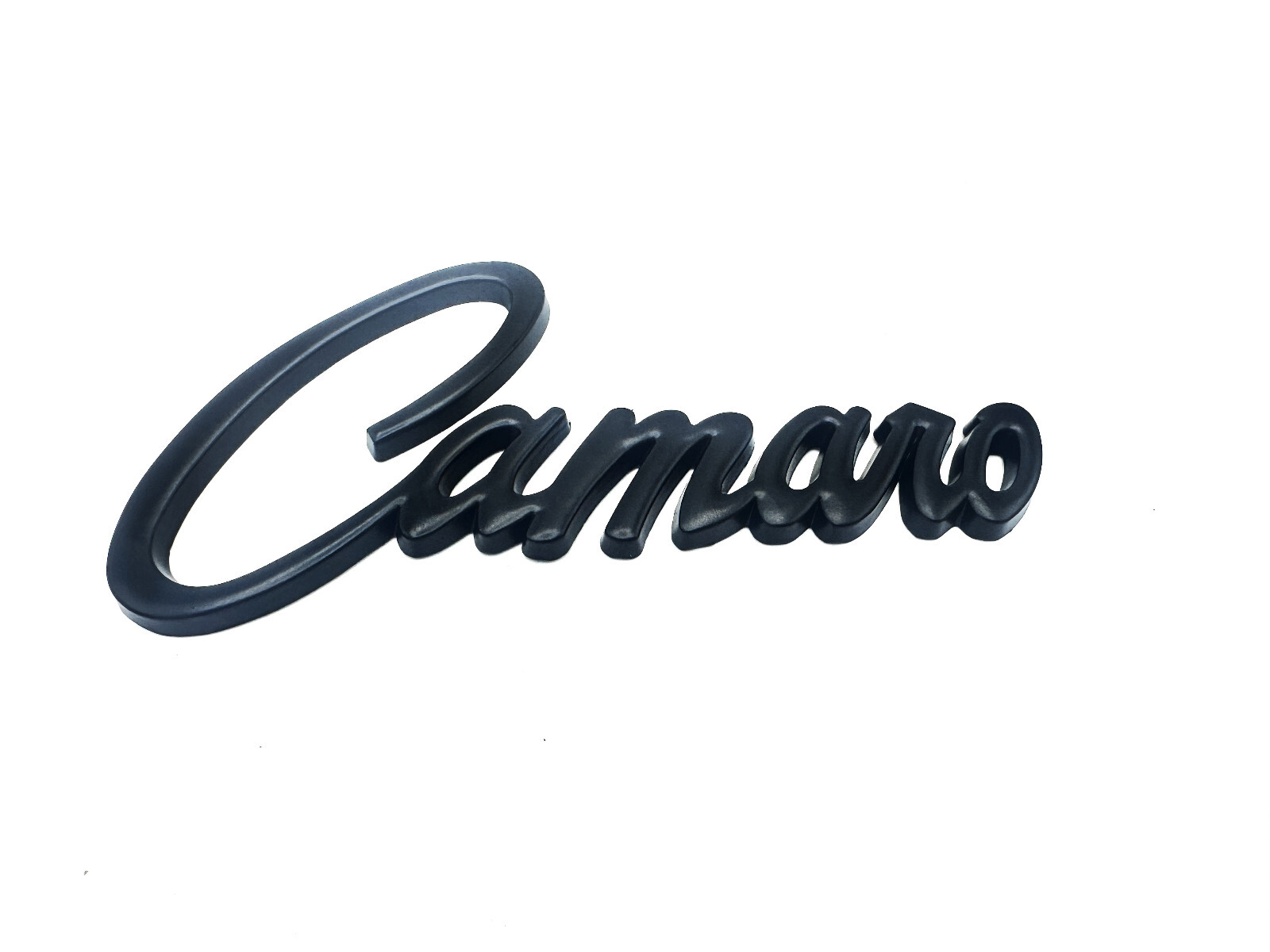 69 Style Camaro Metal Emblem Black Satin
