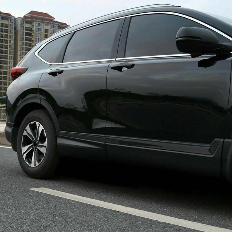 For 2017-2022 Honda CR-V CRV Glossy Black Side Door Body Molding Trim Cover 6Pcs