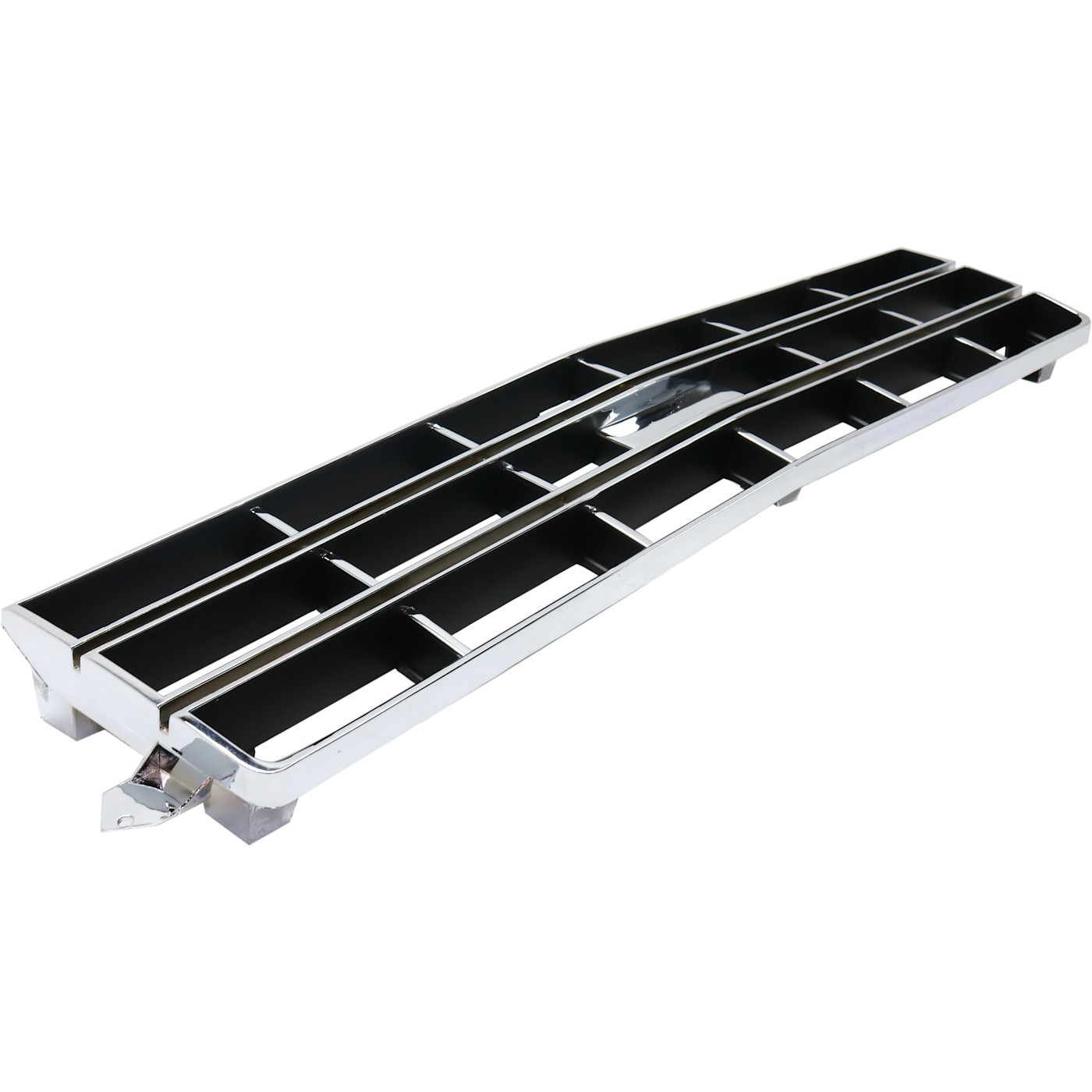 Grille For 82-90 Chevrolet S10 83-90 S10 Blazer Chrome Shell w/ Black Insert